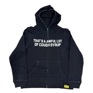 That’s An Awful Lot of Cough Syrup Black Hoodie – Size Medium – New With Tags